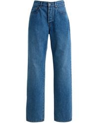 Kallmeyer - Temple Rigid Mid-Rise Straight-Leg Jeans - Lyst