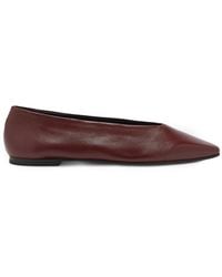Aeyde - Betty Leather Ballet Flats - Lyst