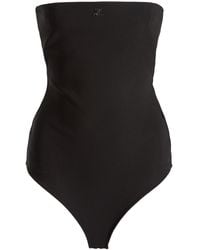 Courreges - Strapless Lingerie Jersey Top - Lyst