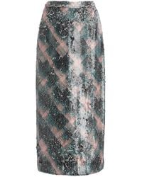 Dries Van Noten - Sokna Sequinned Midi Skirt - Lyst