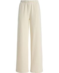 ÉTERNE - Oversized Cotton-Modal Wide-Leg Sweatpants - Lyst