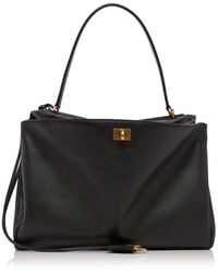 Balenciaga - Rodeo Large Leather Top Handle Bag - Lyst