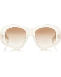 Loewe - Beveled Pentagon Acetate Sunglasses - Lyst