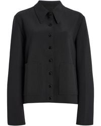 Birrot - Lay3 Point Collar Crepe Jacket - Lyst