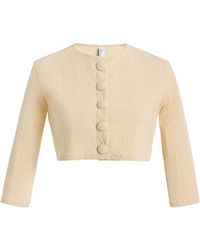 Lisa Marie Fernandez - Seersucker Cardigan - Lyst