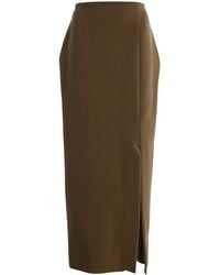 House of Dagmar - High-Rise Midi Skirt - Lyst