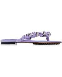 Bottega Veneta - Dot Lagoon Chain Flat Sandals - Lyst