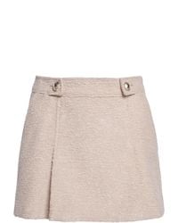 Tom Ford - Pleated Wool-bouclé Mini Skirt - Lyst