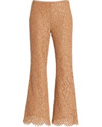 Michael Kors - Sequined Flared Lace Pants - Lyst