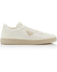 Prada - Lane Low Top Leather Sneakers - Lyst