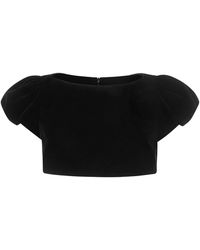 Harris Tapper - Exclusive Macy Velvet Top - Lyst
