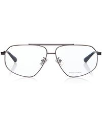 Bottega Veneta - Aviator-frame Metal Glasses - Lyst