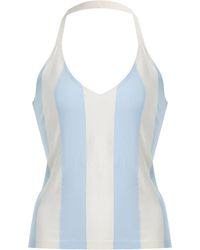 High Sport - Exclusive Maira Striped Halter Top - Lyst