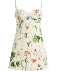Cara Cara - Cherry Linen Mini Dress - Lyst