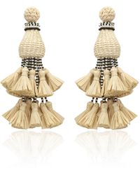 Johanna Ortiz - Viento Magico Beaded Palm Drop Earrings - Lyst