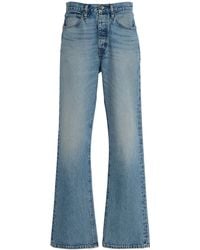 FRAME - The Vertical Rigid High-Rise Straight-Leg Jeans - Lyst