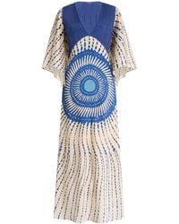 Alexis - Matani Printed Satin Maxi Dress - Lyst