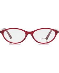 Miu Miu - Round-Frame Acetate Glasses - Lyst