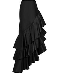Johanna Ortiz - Spirit Of Exploration Ruffled Silk Maxi Skirt - Lyst