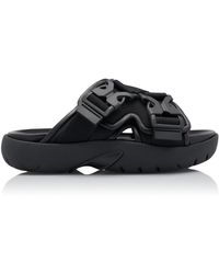 Bottega Veneta - Nylon Slide Sandals - Lyst