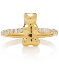 Lauren X Khoo Gummy Bear 18k Yellow Gold Diamond Ring - Metallic