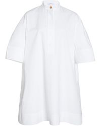 Givenchy - Cotton-Poplin Mini Dress - Lyst