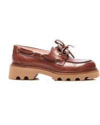 Roger Vivier - Viv Rangers Leather Boat Shoes - Lyst