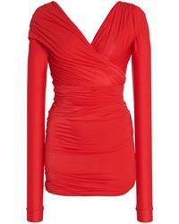 Balenciaga - Draped Dress - Lyst