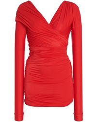Balenciaga - Draped Dress - Lyst