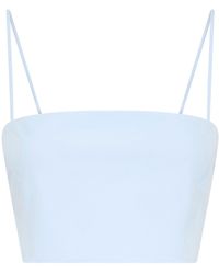 Gabriela Hearst - Nadir Cropped Cotton Tank Top - Lyst