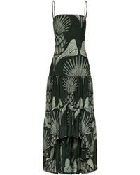 ANDRES OTALORA - Joya Colonial Printed Stretch-Cotton Maxi Dress - Lyst