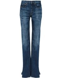 Chloé - Rigid High-Rise Straight-Leg Jeans - Lyst