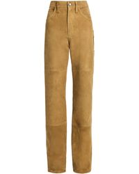Altuzarra - Mills Suede Skinny-Leg Pants - Lyst