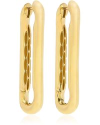 Lauren Rubinski - Lauren Xl 14k Yellow Gold Link Earrings - Lyst