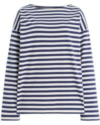 Posse - Haisley Striped Cotton T-Shirt - Lyst