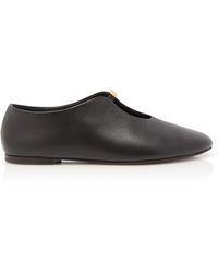 Givenchy - Liquid Leather Ballet Flats - Lyst