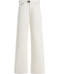 Still Here - Buckle Mid-Rise Jeans - Lyst