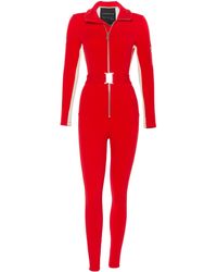 CORDOVA The Striped Stretch-shell Snowsuit - Red