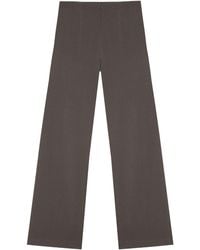 Cortana - Brenna High-Rise Hemp-Blend Straight-Leg Pants - Lyst