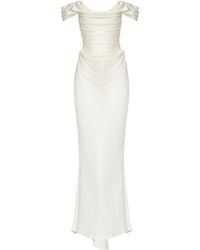 BALYKINA - Élise Satin Maxi Dress - Lyst
