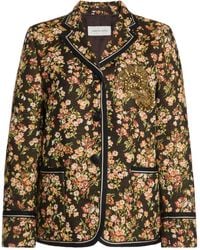 Dries Van Noten - Brea Embroidered Cotton-Blend Blazer - Lyst