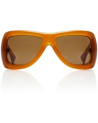 Saint Laurent - Howl Mask-Frame Acetate Sunglasses - Lyst