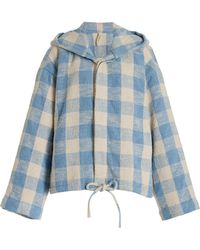 Marrakshi Life - Exclusive Hooded Cotton Boucle Jacket - Lyst