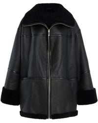 TOTEME - Menfi Oversized Shearling Coat - Lyst