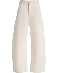 Nili Lotan - Tribeca Stretch Mid-Rise Barrel-Leg Jeans - Lyst