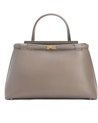 Janessa Leone - Leoné Medium Leather Top Handle Bag - Lyst