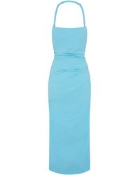 Paris Georgia Basics - Romy Ruched Maxi Dress - Lyst
