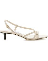 Jimmy Choo - Farris Leather Sandals - Lyst