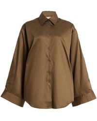 Frankie Shop - Tila Cotton Wide-sleeve Shirt - Lyst
