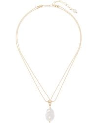 Brinker & Eliza Flannery Pearl Gold-filled Necklace - Metallic